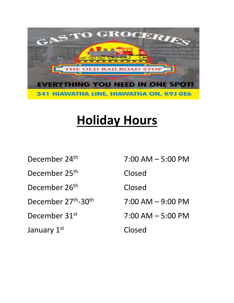 Holiday Hours