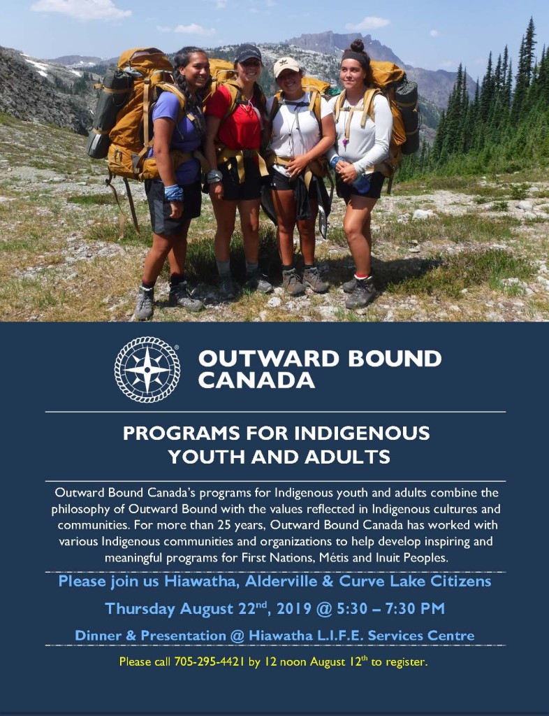 Outward Bound 2019 Presentation for Indigenous Youth and Adults