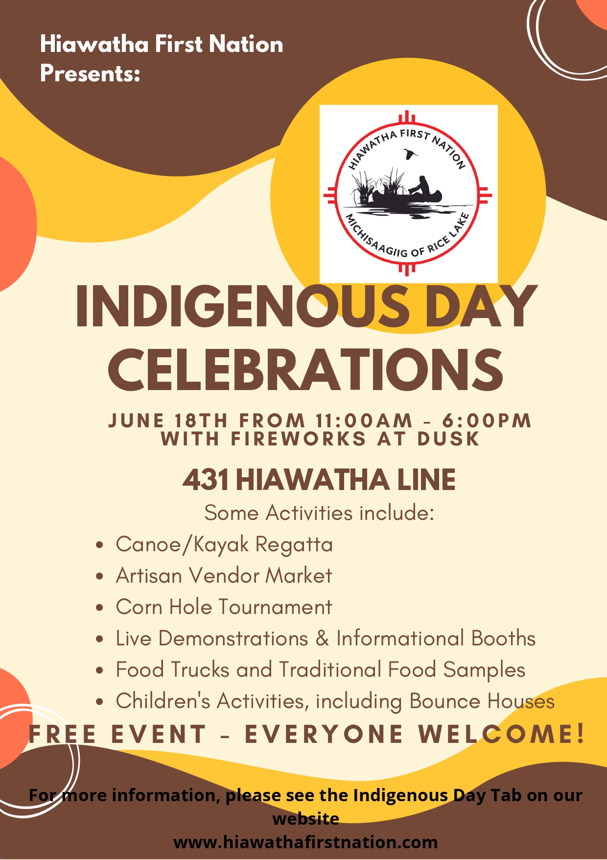 Hiawatha First Nation Indigenous Day Celebrations